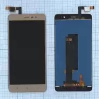 Модуль (матрица + тачскрин) для Xiaomi Redmi Note 3 Pro SE, золотой