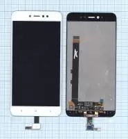 Модуль (матрица + тачскрин) для Xiaomi Redmi Note 5A Prime, белый