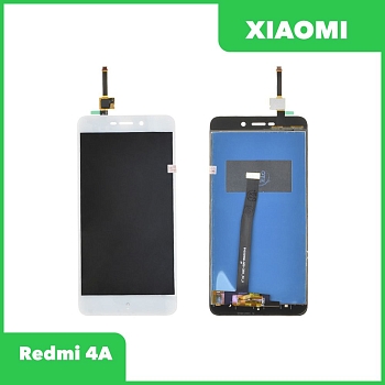 LCD дисплей для Xiaomi Redmi 4A в сборе с тачскрином (белый)