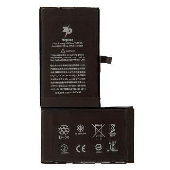 Аккумулятор ZeepDeep для телефона Apple iPhone XS Max +9% увеличенной емкости: 3450мАч, монтажные стикеры, прокладка дисплея
