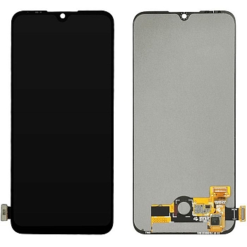 Дисплей (экран в сборе) для телефона Xiaomi Mi A3 (черный) (copy LCD) (без сканера отпечатка)