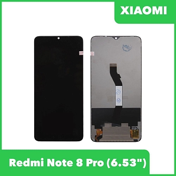 LCD дисплей для Xiaomi Redmi Note 8 Pro в сборе с тачскрином (черный)