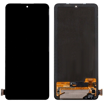 Дисплей (экран в сборе) для телефона Xiaomi Redmi Note 11 Pro 5G, Poco X4 Pro (черный) (OLED)
