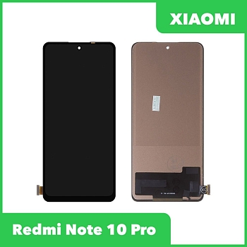 LCD дисплей для Xiaomi Redmi Note 10 Pro в сборе с тачскрином, TFT (черный)