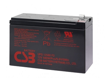 Аккумуляторная батарея CSB UPS 12580, F2, 12В, 10.5Ач