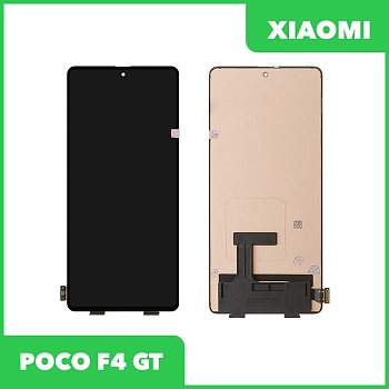 LCD дисплей для Xiaomi POCO F4 GT в сборе с тачскрином, 100% оригинал (черный)