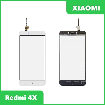 Сенсорное стекло (тачскрин) для Xiaomi Redmi 4X, белый