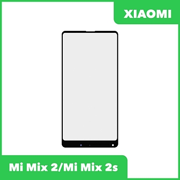 Стекло + OCA пленка для переклейки Xiaomi Mi Mix 2, Mi Mix 2s, черный