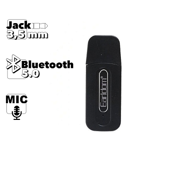 USB Рессивер Earldom ET-M22 Wireless Car Receiver, черный