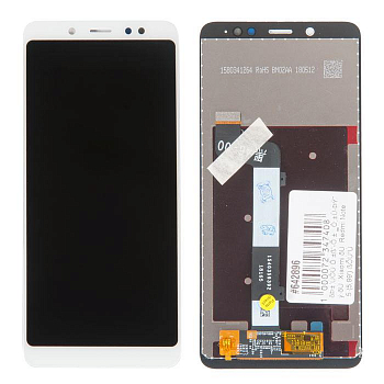 Дисплей в сборе с тачскрином для Xiaomi Redmi Note 5 (5,99"), белый (оригинал lcd)