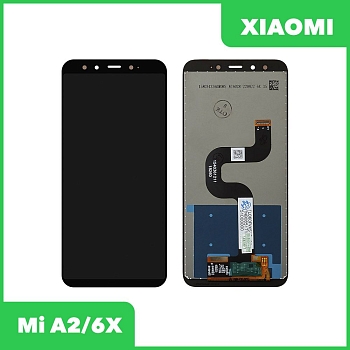 LCD дисплей для Xiaomi Mi A2, 6X в сборе с тачскрином (черный)
