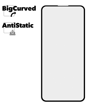 Защитное стекло для Samsung Galaxy M11 Super max Anti-static big curved glass
