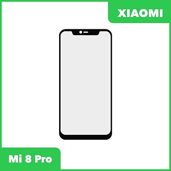 Стекло + OCA пленка для переклейки Xiaomi Mi 8 Pro, черный