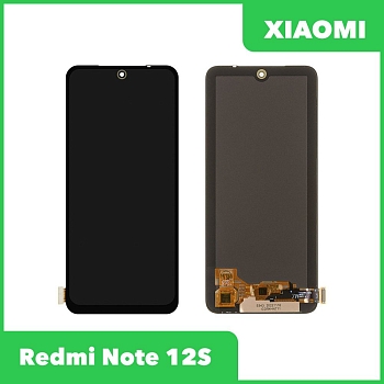 LCD дисплей для Xiaomi Redmi Note 12S (23030RAC7Y) с тачскрином OLED (черный)