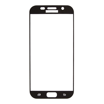 Защитное стекло Tempered Glass 2, 5D для Samsung Galaxy A7 2017 (A720F) 0, 33 мм (черная рамка)