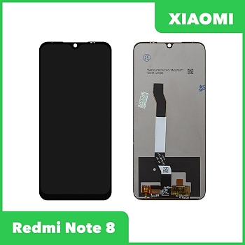 Дисплей (экран в сборе) для телефона Xiaomi Redmi Note 8 (черный)