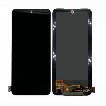 Дисплей (экран в сборе) для телефона Xiaomi Redmi Note 10, Redmi Note 10S, Poco M5s OLED, черный