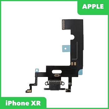 Разъем зарядки для телефона Apple iPhone XR, черный