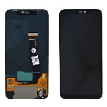 Дисплей Xiaomi Mi 8 Pro (M1807E8A) со сканером отпечатка (черный) ориг 100% Super AMOLED