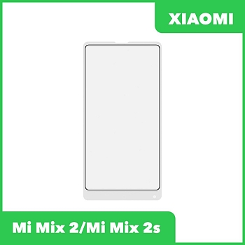 Стекло + OCA пленка для переклейки Xiaomi Mi Mix 2, Mi Mix 2s, белый