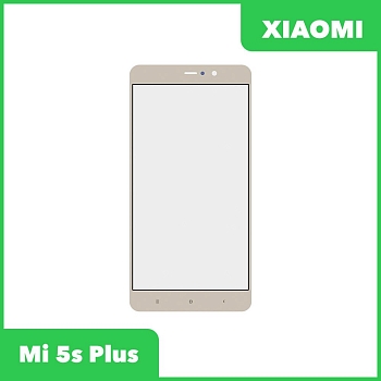 Стекло + OCA пленка для переклейки Xiaomi Mi 5s Plus, золотой