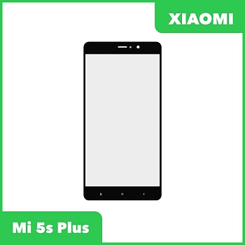 Стекло для переклейки дисплея Xiaomi Mi 5S Plus, черный