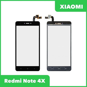 Сенсорное стекло (тачскрин) для Xiaomi Redmi Note 4X, черный