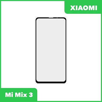 Стекло для переклейки дисплея Xiaomi Mi Mix 3, черный