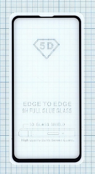 Защитное стекло "Полное покрытие" для телефона 5.5", черное