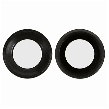 Стекло камеры для iPhone 6 Plus, 6S Plus с ободком (черный)