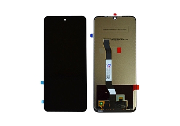 Дисплей (экран в сборе) для телефона Xiaomi Redmi Note 9, черный