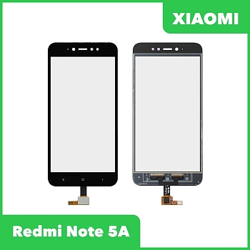 Сенсорное стекло (тачскрин) для Xiaomi Redmi Note 5A, черный