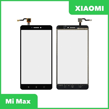 Сенсорное стекло (тачскрин) для Xiaomi Mi Max, черный