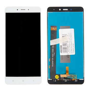 Дисплей в сборе с тачскрином для Xiaomi Redmi Note 4, Redmi Note 4 Pro, белый (оригинал lcd)