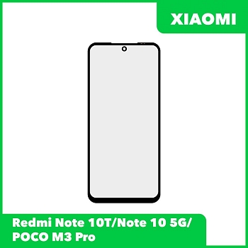 Стекло для переклейки дисплея Xiaomi Redmi Note 10T, черный