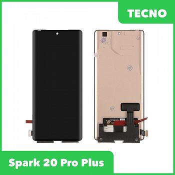 LCD дисплей для Tecno Spark 20 Pro+ (KJ7)с тачскрином (черный) 100% оригинал
