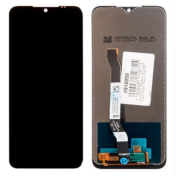 Дисплей в сборе с тачскрином для Xiaomi Redmi Note 8T HQ, черный
