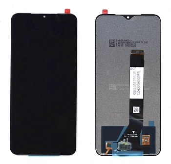 Дисплей для Xiaomi Poco M3, Redmi 9T в сборе с тачскрином (IPS )черный