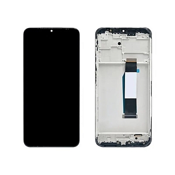 Дисплей Xiaomi Poco M3 (M2010J19CG) в рамке (черный)