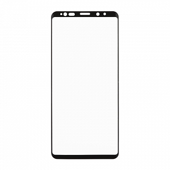 Защитное стекло LP для Samsung Galaxy Note 9 (N960F) 3D Full Glue полный клей с рамкой, черное