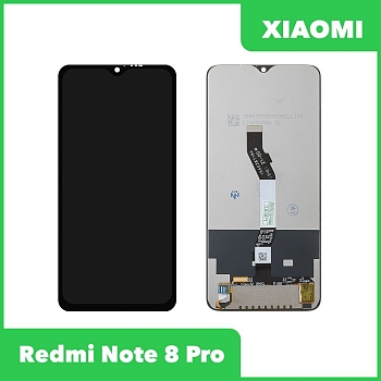 LCD дисплей для Xiaomi Redmi Note 8 Pro в сборе с тачскрином COG (черный)