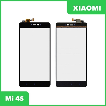 Сенсорное стекло (тачскрин) для Xiaomi Mi 4S, черный