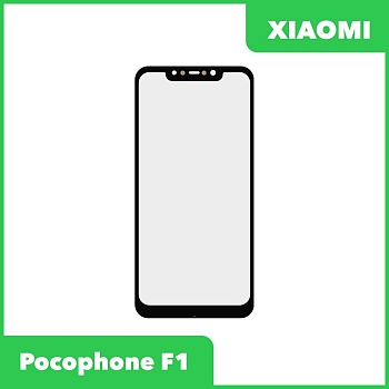 Стекло для переклейки дисплея Xiaomi Pocophone F1, черный