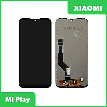 LCD дисплей для Xiaomi Mi Play в сборе с тачскрином (черный)