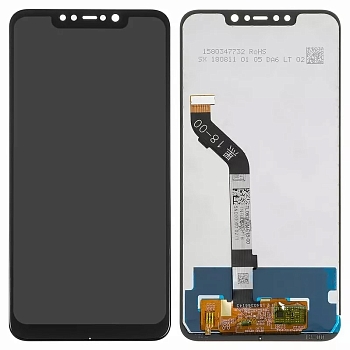 Дисплей Xiaomi Pocophone F1 (M1805E10A)+тачскрин (черный)