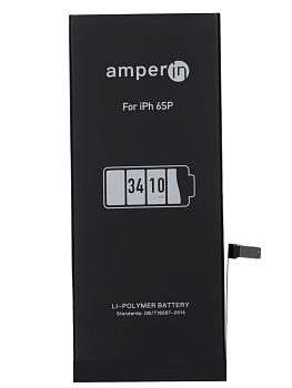 Аккумулятор Amperin для телефона Apple iPhone 6S Plus, 3.8В, 3410мАч