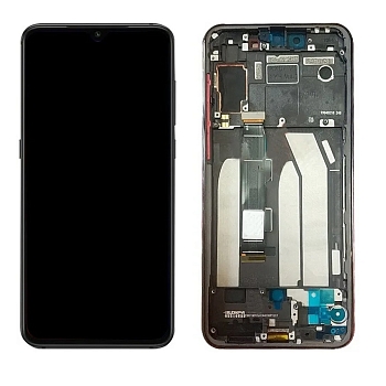 Дисплей Xiaomi Mi 9 SE (M1903F2G) в рамке (черный) ориг 100%