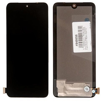 Дисплей в сборе с тачскрином для Xiaomi Redmi Note 10 (4G), Redmi Note 10S, черный OLED