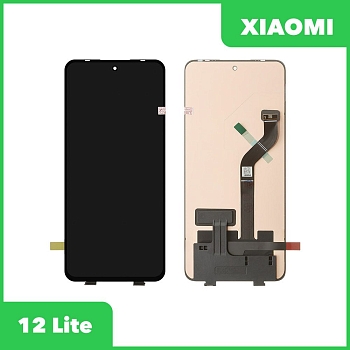 LCD дисплей для Xiaomi 12 Lite в сборе с тачскрином, 100% оригинал (черный)