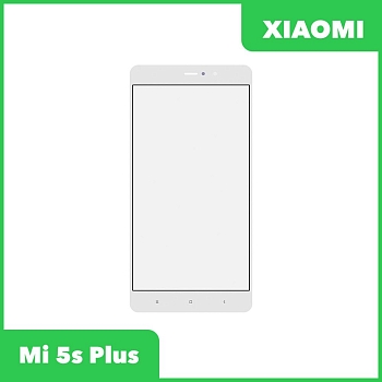 Стекло + OCA пленка для переклейки Xiaomi Mi 5S Plus, белый